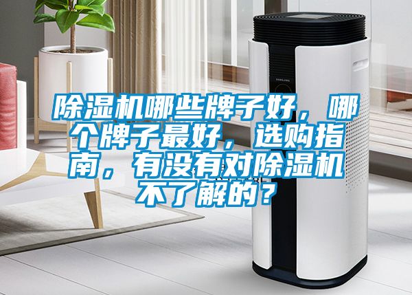 除濕機哪些牌子好，哪個牌子最好，選購指南，有沒有對除濕機不了解的？