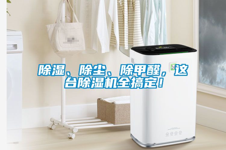 除濕、除塵、除甲醛，這臺除濕機全搞定！