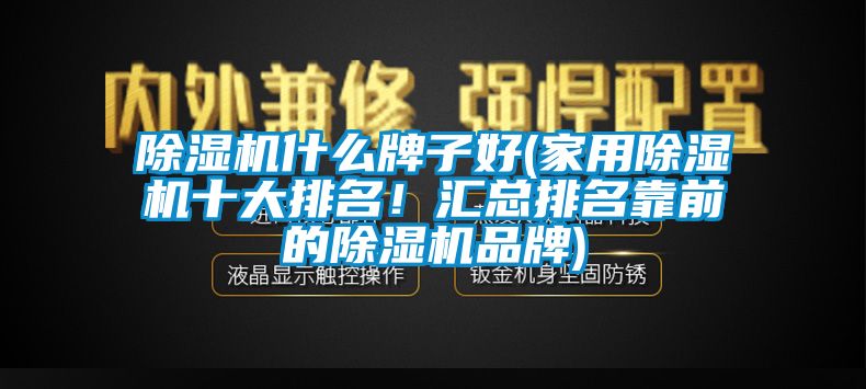 除濕機什么牌子好(家用除濕機十大排名！匯總排名靠前的除濕機品牌)