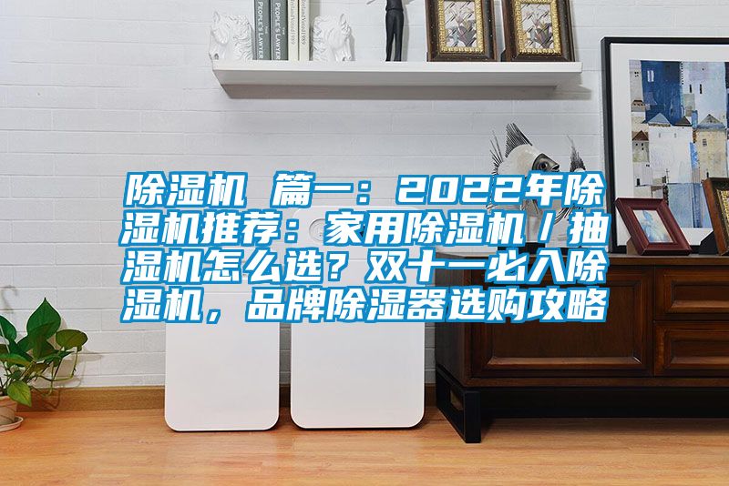 除濕機 篇一：2022年除濕機推薦：家用除濕機／抽濕機怎么選？雙十一必入除濕機，品牌除濕器選購攻略