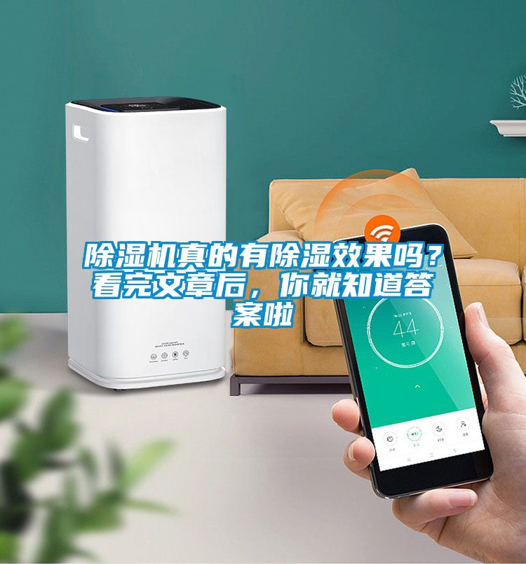 除濕機真的有除濕效果嗎？看完文章后，你就知道答案啦