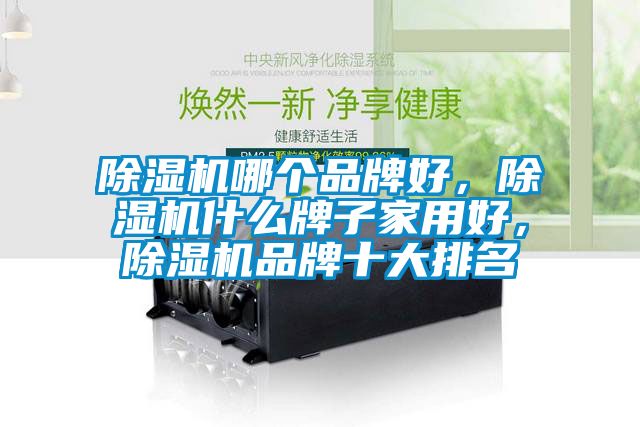 除濕機哪個品牌好，除濕機什么牌子家用好，除濕機品牌十大排名