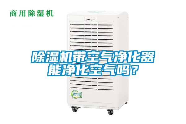 除濕機(jī)帶空氣凈化器能凈化空氣嗎？