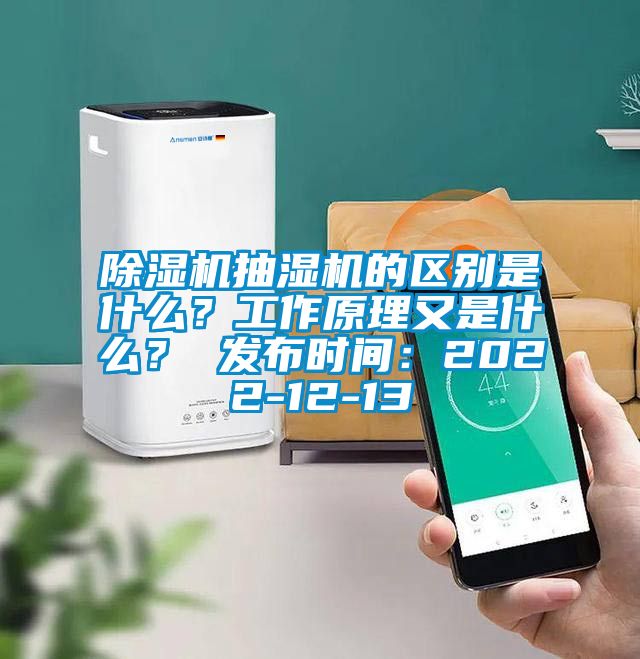 除濕機(jī)抽濕機(jī)的區(qū)別是什么？工作原理又是什么？ 發(fā)布時(shí)間：2022-12-13