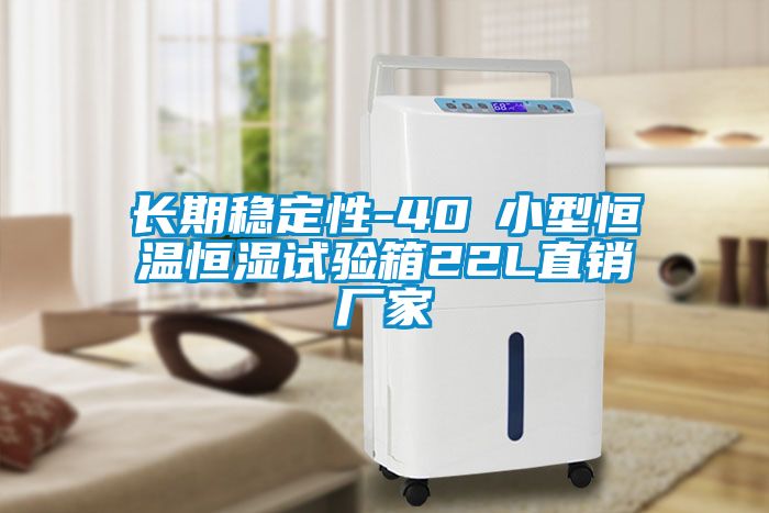 長(zhǎng)期穩(wěn)定性-40℃小型恒溫恒濕試驗(yàn)箱22L直銷廠家